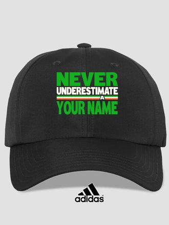 Never Underestimate Irish : Embroidered Adidas&reg; Hats