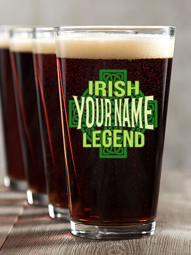 Irish Legend : Pint Glasses - Color Printed