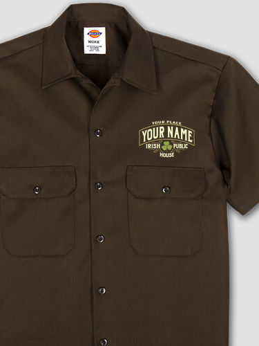 Irish Public House : Embroidered Work Shirts