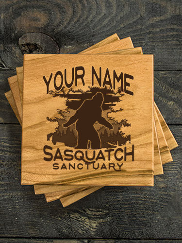 Sasquatch Sanctuary : Coasters - Engraved