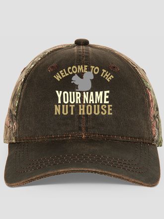 Nut House : Embroidered 2-Tone Camo Hats