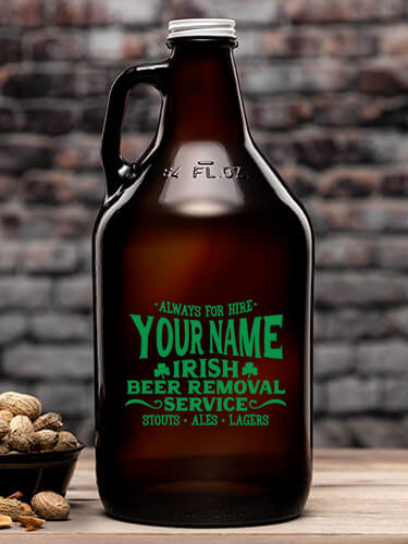 Irish Beer Removal Service : Beer Growlers - Color Printed