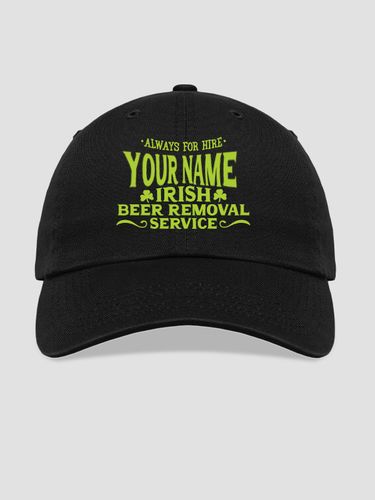 Irish Beer Removal Service : Embroidered Baseball Hats