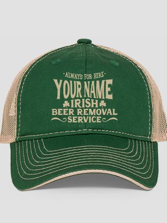 Irish Beer Removal Service : Embroidered Trucker Hats