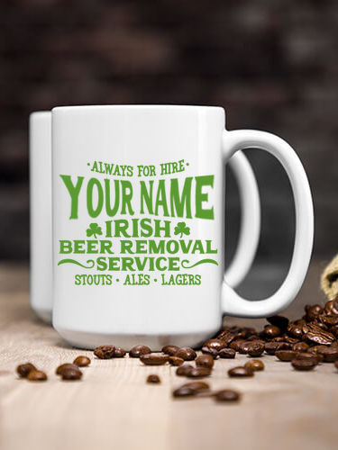 Irish Beer Removal Service : Ceramic Coffee Mugs