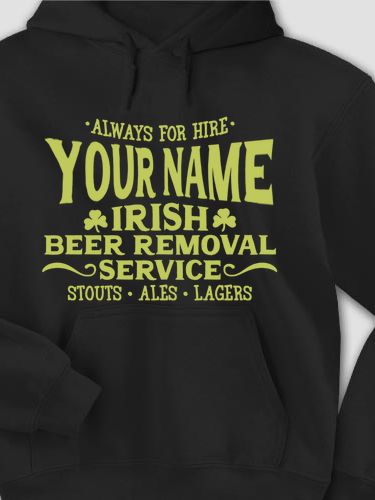Irish Beer Removal Service : Printed Hoodies