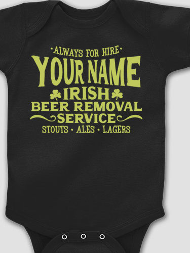 Irish Beer Removal Service : Printed Baby Bodysuits