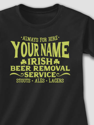 Irish Beer Removal Service : Adult Ladies Fitted T-Shirt