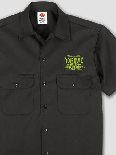 Irish Beer Removal Service : Embroidered Work Shirts