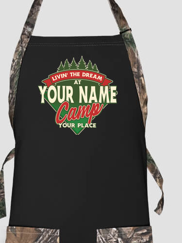 Livin' The Dream Camp : Printed 2-Tone Aprons