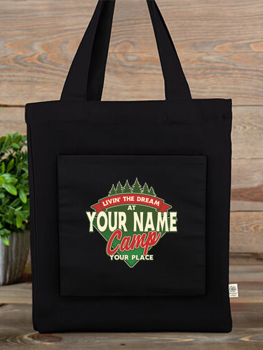 Livin' The Dream Camp : Canvas Totes