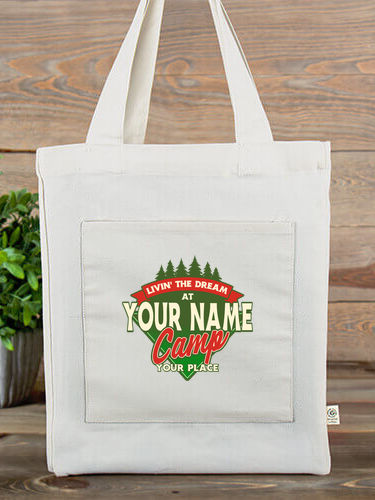 Livin' The Dream Camp : Canvas Totes
