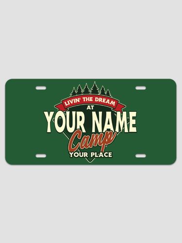 Livin' The Dream Camp : License Plates