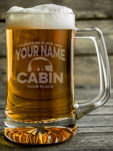 Rustic Cabin : Beer Mugs - Engraved