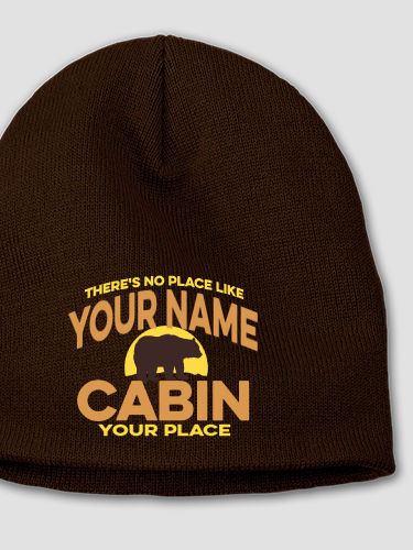 Rustic Cabin : Embroidered Beanies
