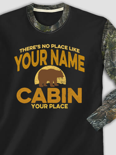 Rustic Cabin : Printed 2-Tone Camo Long Sleeves