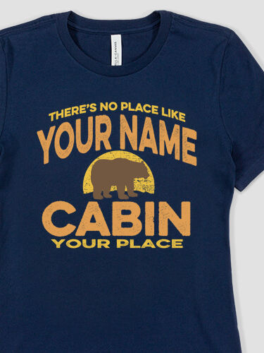 Rustic Cabin : Premium Ladies T-Shirts
