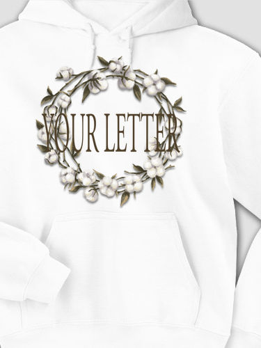 Cotton Wreath Monogram : Printed Hoodies