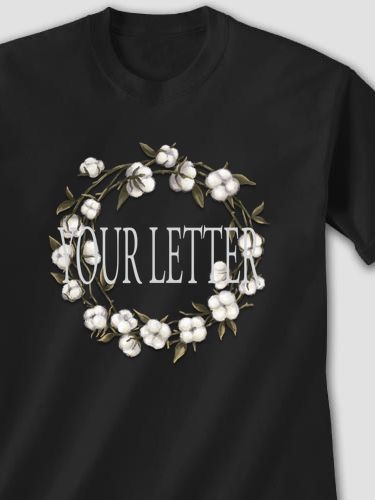 Cotton Wreath Monogram : Printed T-Shirts