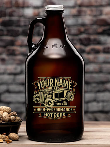 High-Performance Hot Rods : Beer Growlers - Color Printed