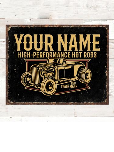 High-Performance Hot Rods : Tin Signs