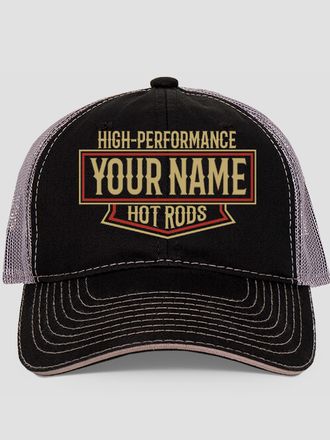 High-Performance Hot Rods : Embroidered Trucker Hats