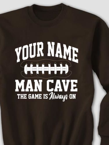 Football Man Cave : Printed Sweatshirts