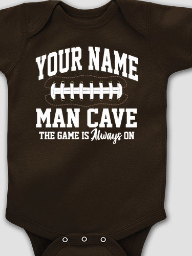 Football Man Cave : Printed Baby Bodysuits