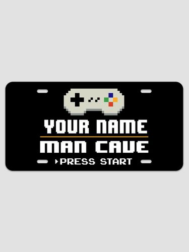 Gamer Man Cave : License Plates
