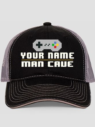 Gamer Man Cave : Embroidered Trucker Hats