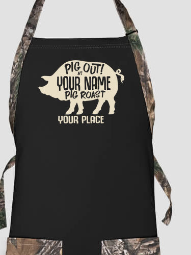 Pig Roast : Printed 2-Tone Aprons