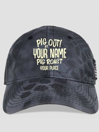 Pig Roast : Embroidered Kryptek Tactical Camo Hats