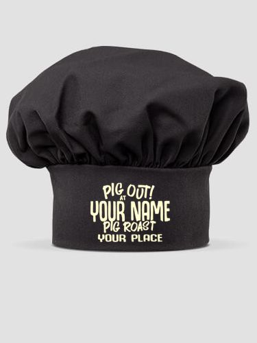 Pig Roast : Embroidered Chef Hat