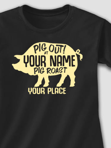 Pig Roast : Adult Ladies Fitted T-Shirt