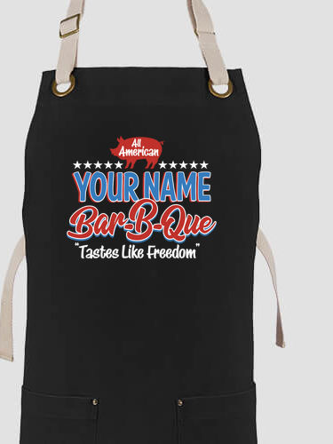 All American BBQ : Printed Canvas Work Aprons