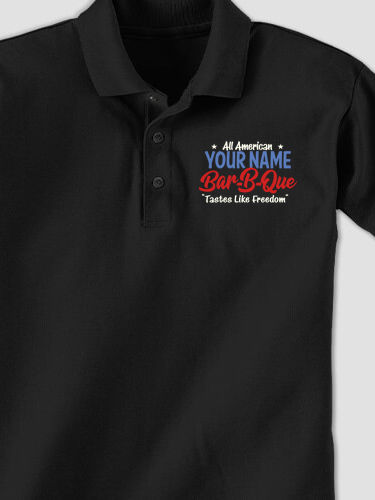 All American BBQ : Embroidered Polo Shirts