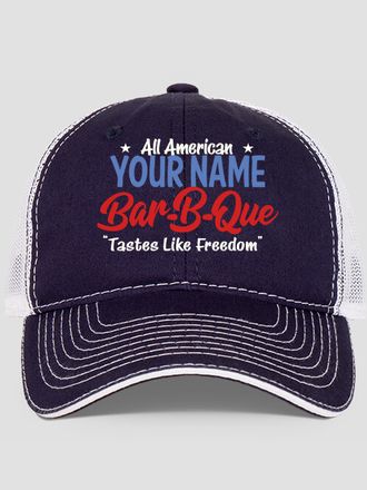 All American BBQ : Embroidered Trucker Hats