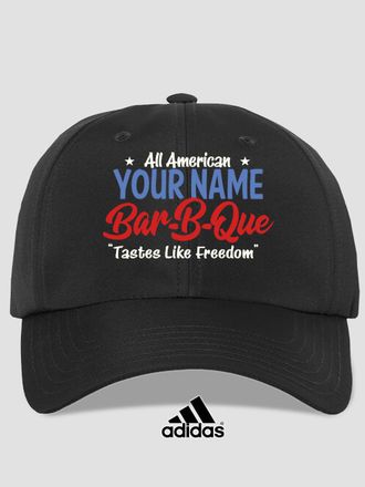 All American BBQ : Embroidered Adidas&reg; Hats