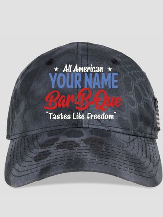 All American BBQ : Embroidered Kryptek Tactical Camo Hats