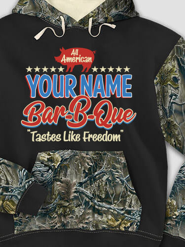 All American BBQ : Printed 2-Tone Camo Hoodies