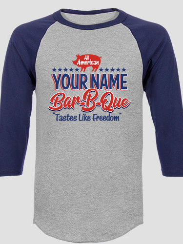 All American BBQ : Printed Raglan Shirts