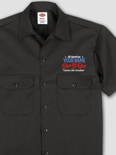 All American BBQ : Embroidered Work Shirts