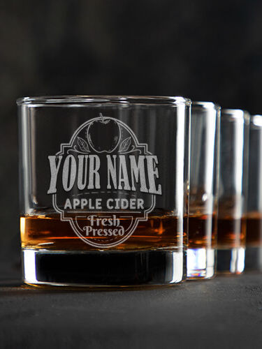 Apple Cider : Rocks Glasses - Engraved