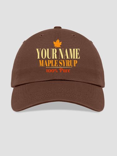Maple Syrup : Embroidered Baseball Hats