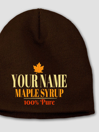 Maple Syrup : Embroidered Beanies