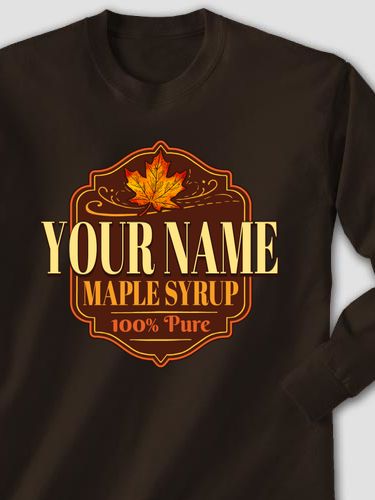 Maple Syrup : Printed Long Sleeves