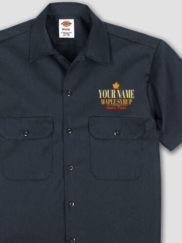 Maple Syrup : Embroidered Work Shirts