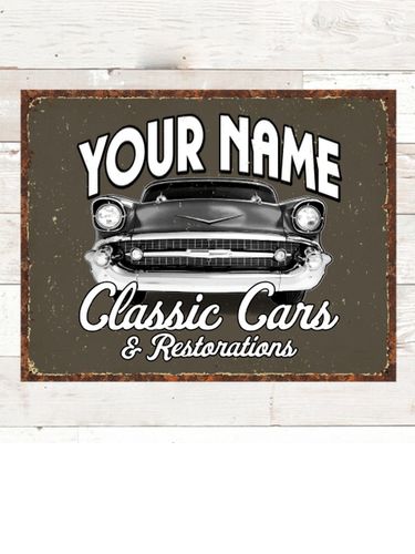 Classic Cars II : Tin Signs