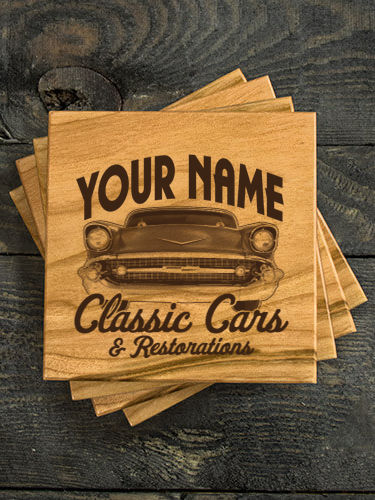 Classic Cars II : Coasters - Engraved