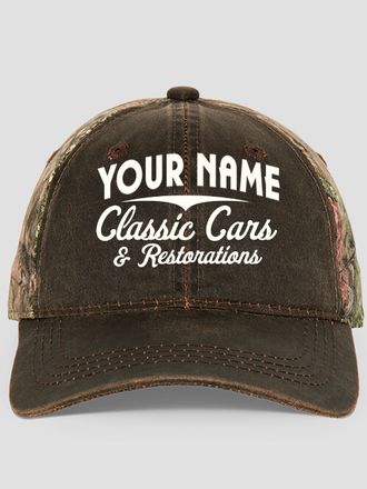 Classic Cars II : Embroidered 2-Tone Camo Hats